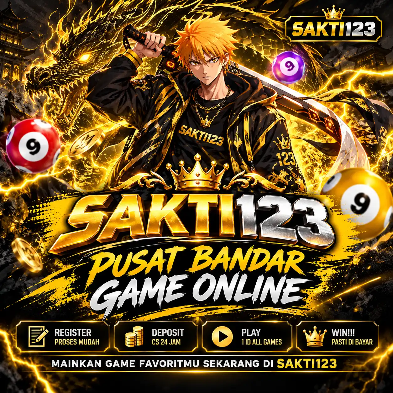 SAKTI123 | Link Pusat Bandar Game Online Dengan Provider Terlengkap by Hey siriusly